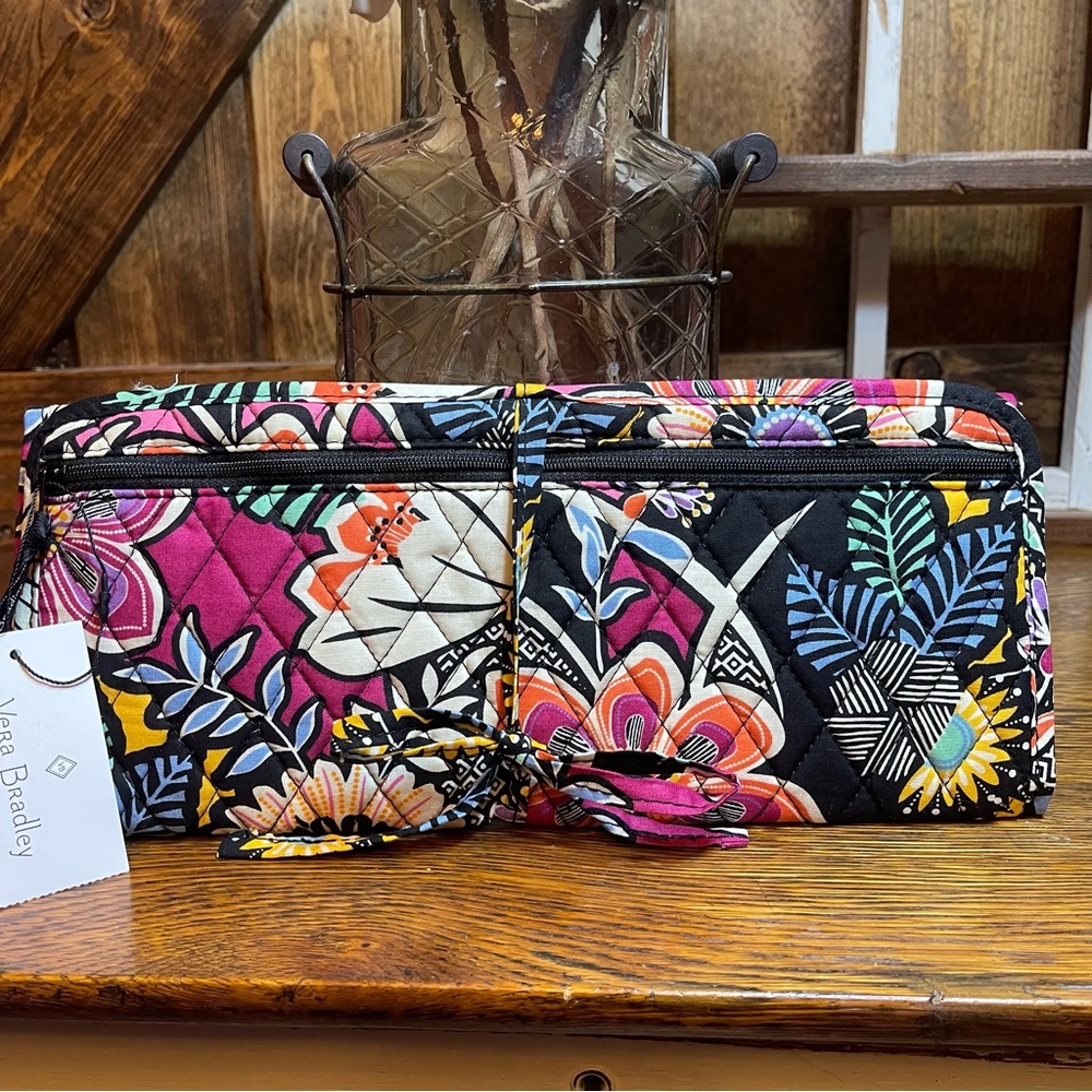 Vera Bradley Kauai Floral Curling & Flat Iron Travel Carrier Bag NWT New - Picture 9 of 9